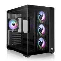 caja thermaltake view 380 tg argb black vidrio templado atx gaming