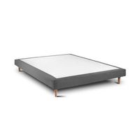 sommier rigide 15 ascot  graphite conica 200 x 135 cm
