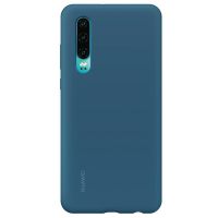 huawei funda silicona azul para huawei p30