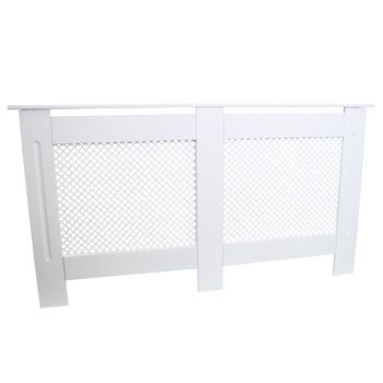 Cubreradiador Para Esconder Radiadores En Mdf Blanco Elegante 1515mm
