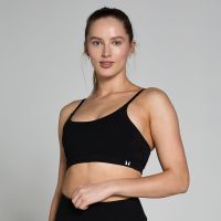 sujetador deportivo basics para mujer de mp - negro - m