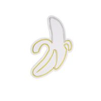 iluminacion led decorativa de plastico banana amarillo blanco