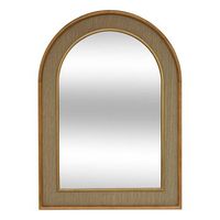 espejo bonnie con forma de arco 70 x 98 cm color beige - atmosphera createur dinterieur
