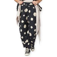 wendy trendy pantalones trousers 826049 - black dot para mujer