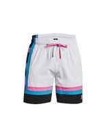 pantalones de baloncesto under amour baseline woven short t ii wht hombre