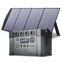 estacion de energia portatil allpowers monster s2000pro 2400w  panel solar 200w