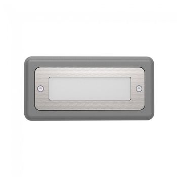 Aplique empotrable de exterior led malta (3w)
