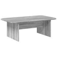 mesa de cafe - mesa de centro - mesa baja gris sonoma 93 x 53 x 33 cm madera de ingenieria