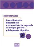 procedimientos diagnosticos y terapeuticos de urgencia en cirugia general y del aparato digestivo