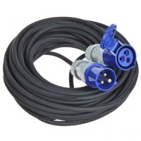 proplus cable extension de alimentacion cee 30m negroazul