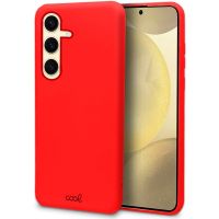 cool funda de silicona flexible roja para samsung galaxy s24 plus  s25 plus