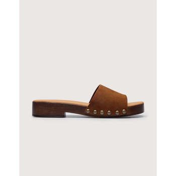 Koala Bay Sandalias Sabot à plateforme marron - Lilac para mujer