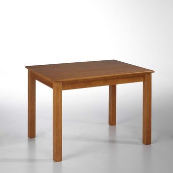 Mesa De Comedor , Pino Macizo, Moblit, Serie Kalpe, Medidas: (73x120x80) Cm ( Altoxanchoxfondo), Color Cerezo
