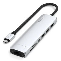 hub satechi 7 puertos 10 gbps modelo st-p7ss con hdmi ethernet y usb-c