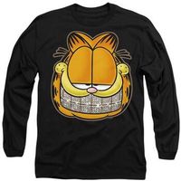 garfield camiseta manga larga nice grill para mujer