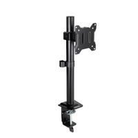 tooq db1130tn-b soporte de mesa para monitor de 17r-32r - altura inclinacion rotacion y giro regulables - gestion de cables - peso max 10kg - vesa 100x100mm - color negro