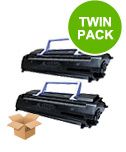 compatible twin pack epson s050005 black toner cartridges 2 pack
