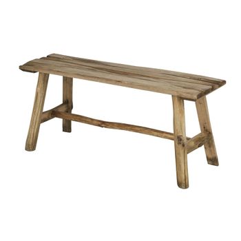 Banco de madera reciclada