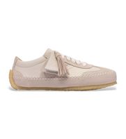 clarks para mujer 26185702 zapatillas de ante tor low beige 38 plano cordones casual