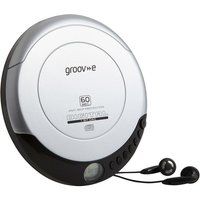 groov-e retro gv-ps110-sr personal cd player - silver silver