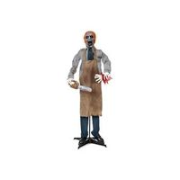 zombie con motosierra  talla 130 x 18 x 70 cm
