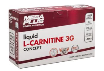 Mega Plus Liquid L-Carnitine 3G Concept 14 Viales