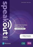 speakout upper intermediate students book  interactive ebook with mye