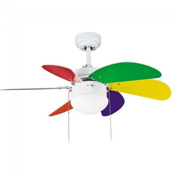 Ventilador de techo con luz tabit