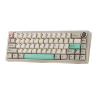 teclado mecanico inalambrico para juegos epomaker th65 65 ansi us layout con interruptores intercambiables en caliente teclas con acabado cremoso y grueso triple modo retroiluminacion rgb