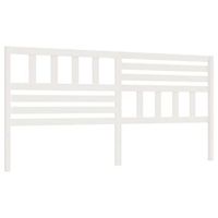 cabecero de cama  panel de cabecera madera maciza de pino blanco 186x4x100 cm