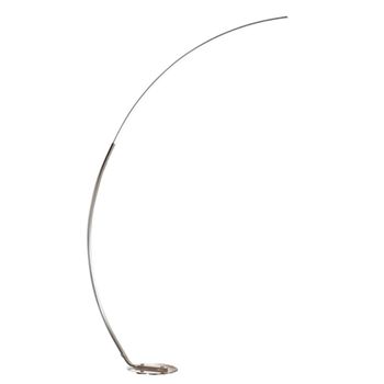 Lámpara de pie aluminio, hierro y pvc  184 cm