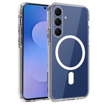 Cool Funda Magnética Transparente para Samsung Galaxy S25 FE