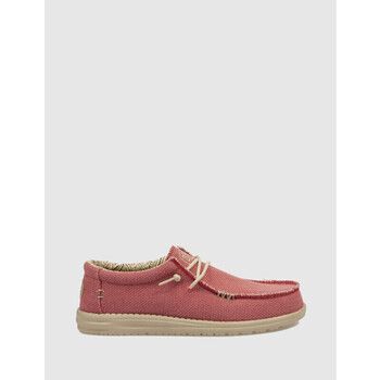 HEYDUDE Zapatillas ZAPATILLA WALLY BRAIDED ROJO para hombre