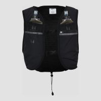 paquete de camiseta de tirante hydration y 2 botellas blandas para correr de mp - xs
