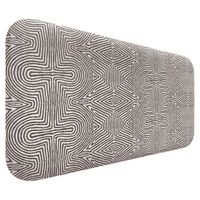 dhome cabecero tapizado liso redondeado tejido luxury para pared acusticos cabeceros absorbentes cabezal cama dormitorio tribal 110cm