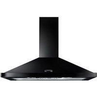 rangemaster leihdc90bc chimney hood - black black