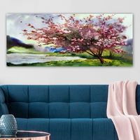 pintura decorativa lienzo yty10299146950120 multicolor 50x120