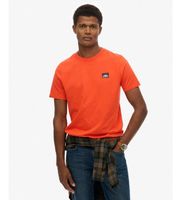 superdry para hombre m1012239a camiseta great outdoors emb relajada rojo m casual algodon manga corta
