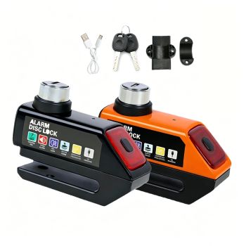 Alarma de bicicleta XANES candado de disco de freno de 120 dB alto alarma antirrobo seguridad del disco de la rueda cand