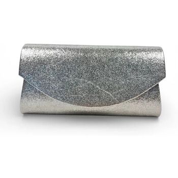 Timbos Bolso de mano Bolso fiesta tipo sobre color plata 132376 para mujer