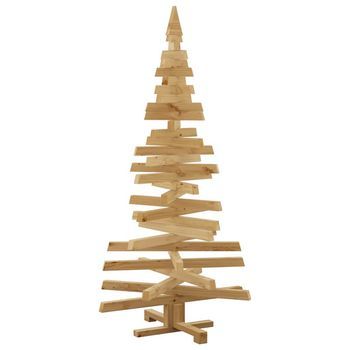 Árboles De Navidad Marrón 150 Cm Madera Maciza De Pino Vidaxl
