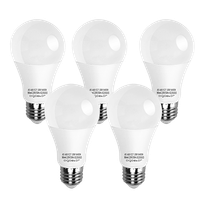 aigostar - bombilla led e27 10w luz blanca fria 6400k  angulo 280no regulable  5 unidadesclase de eficiencia energetica a5pcs