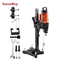 succebuy-taladro de nucleo de diamante de 2500w plataforma de perforacion de nucleo de hormigon humedo de 10 pulgadas ruedas de soporte velocidad de 750rpm diametro de perforacion de 10 pulgadas