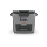 shark ninja frostvault 28l nevera rigida con ruedas gris refrigeracion pasiva y compartimento dry zone tapa con cierre bloqueable hermetico
