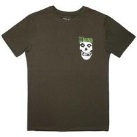 misfits tops y camisetas skull logo para mujer