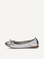 caprice ballerina metallic made of leather with block heel size 37