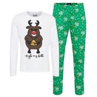 blend of america chaquetas pigiama natale jingle bells verde 20707544 para hombre