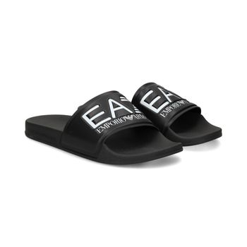 Ea7 Sandalias Hombre - Negro Talla 8