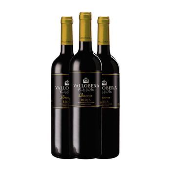 Vallobera Vino Tinto Rioja Reserva 75 Cl 13.5% Vol. (pack De 3 Unidades)