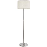 homcom lampara de pie con mando a distancia y brillo regulable 3000k-6000k con pantalla de tejido plateado   aosom espana